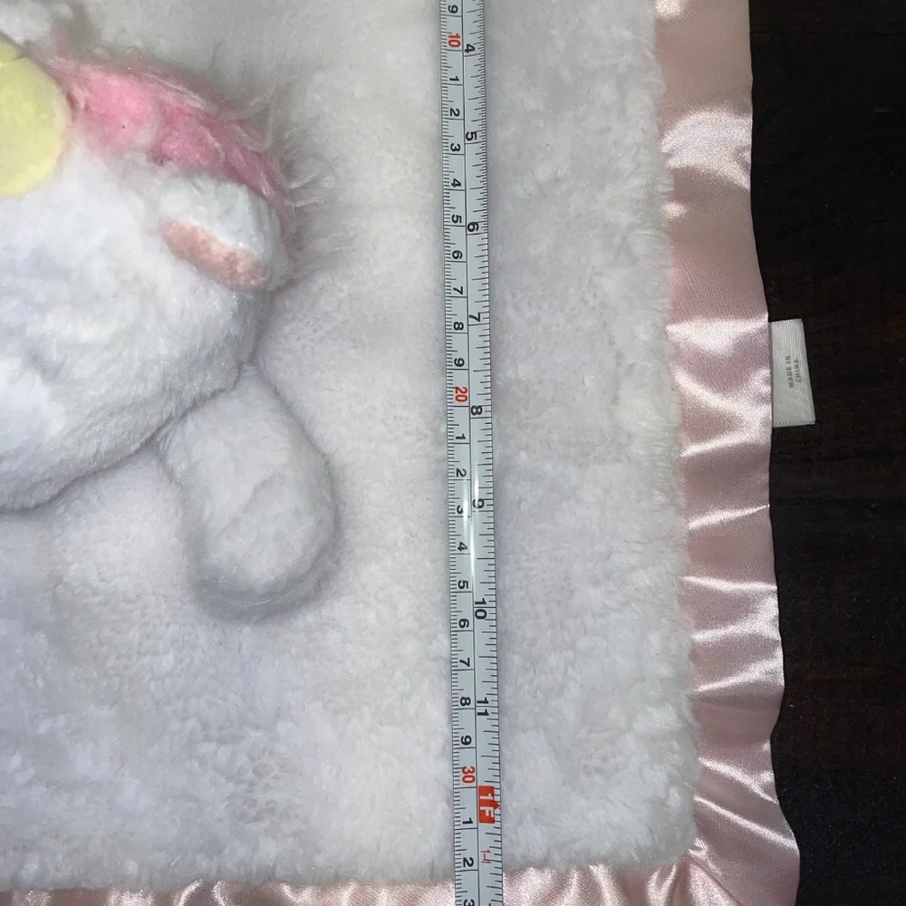 Cloud Island Unicorn Security Blanket Soft Lovey‎ Pink White Satin Target 14”